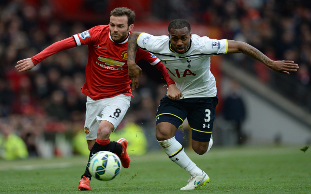 Juan Mata Danny Rose Man United Tottenham