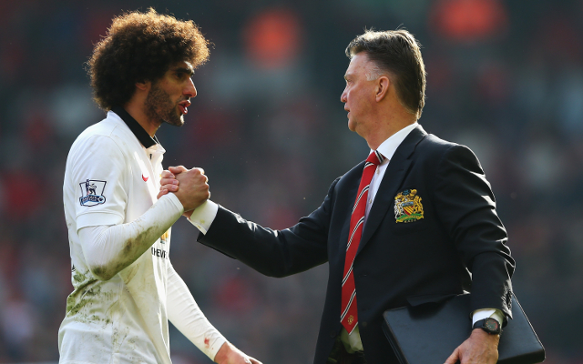 Marouane Fellaini & Louis van Gaal - Manchester United