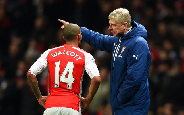 Theo Walcott & Arsene Wenger - Arsenal