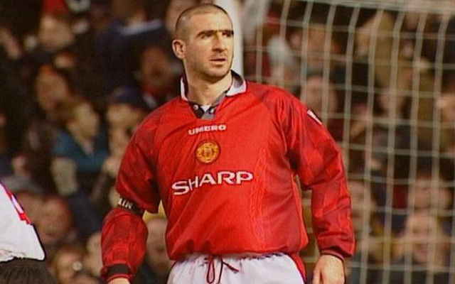 Eric Cantona wore this Manchester United kit for his infamous kung fu kick  at Selhurst Park