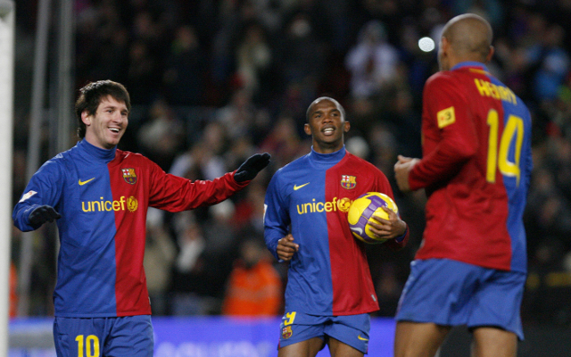 Lionel Messi, Samuel Eto'o & Thierry Henry - Barcelona