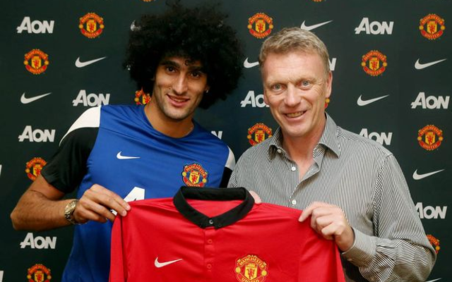 Marouane Fellaini Man United Moyes