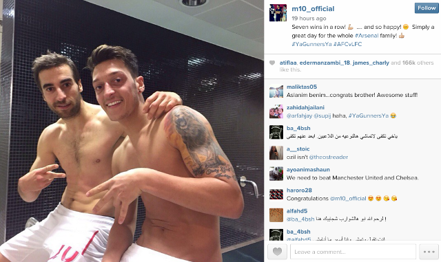 Ozil Instagram