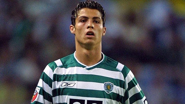 Ronaldo in his Sporting Lisbon days