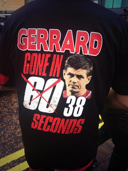 Steven Gerrard mocked