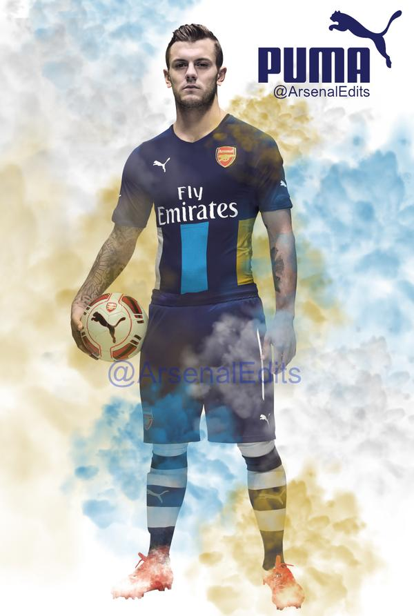 Wilshere new Arsenal kit 1516