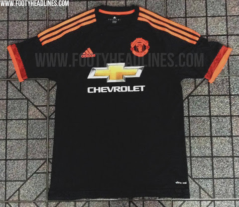 Man utd black and best sale orange kit