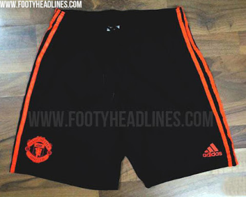 black and orange manchester united kit