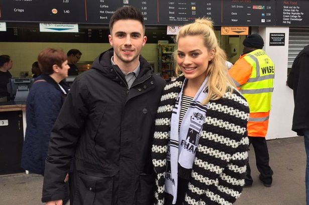 Images Fulham Nail Hottest Fan Award As Wolf Of Wall Street Babe Margot Robbie Declares