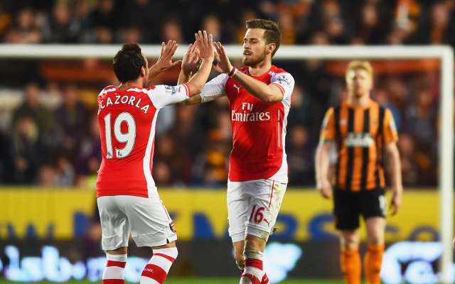 Aaron Ramsey & Santi Cazorla - Arsenal