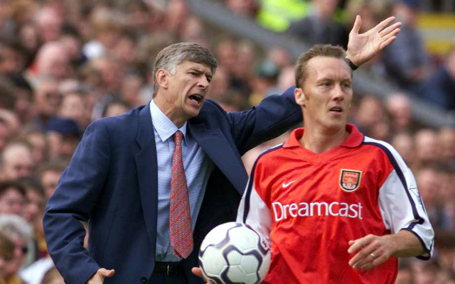 Arsene Wenger & Lee Dixon - Arsenal