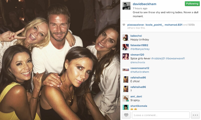 David Beckham Instagram