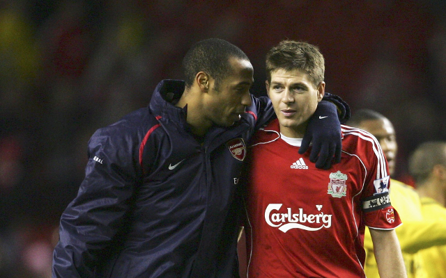 Thierry Henry & Steven Gerrard - Arsenal and Liverpool
