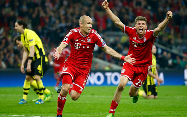 Arjen Robben Bayern Munich Borussia Dortmund