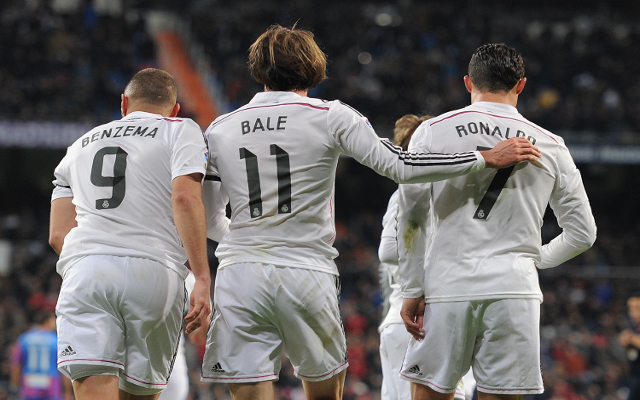 Karim Benzema Gareth Bale Cristiano Ronaldo Real Madrid