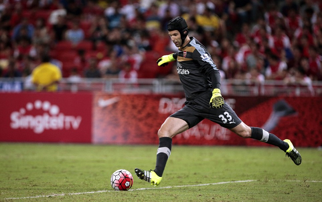Petr Cech Arsenal friendly