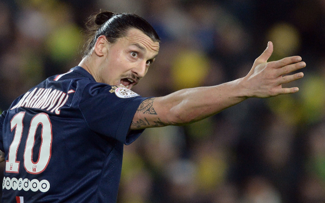 Zlatan Ibrahimovic PSG