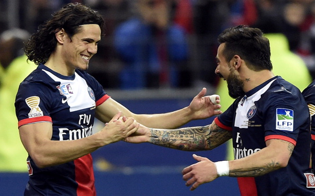 Edinson Cavani Ezequiel Lavezzi PSG