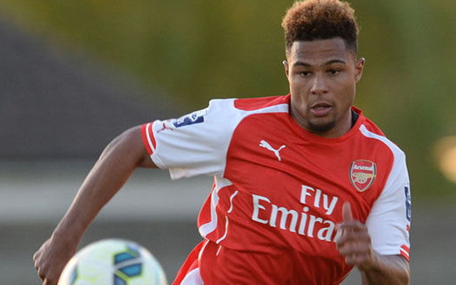 Gnabry in action for Arsenal
