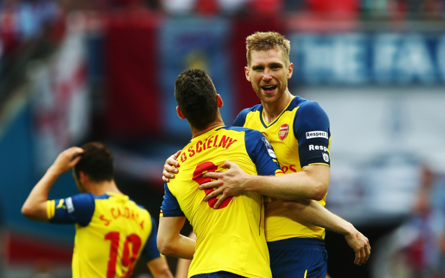 Laurent Koscielny & Per Mertesacker