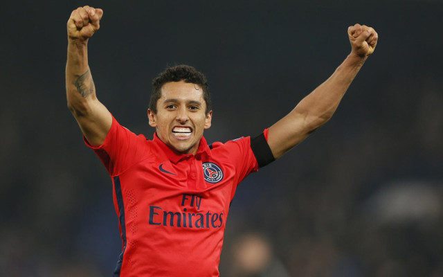 Marquinhos in action for PSG