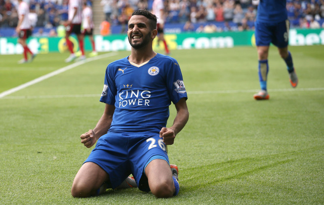 Riyad Mahrez Leicester city