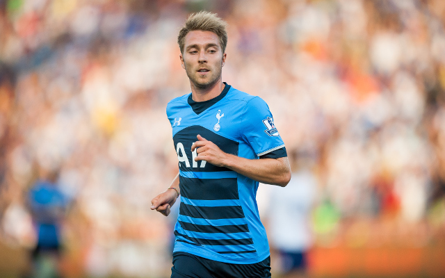 Christian Eriksen in action for Tottenham