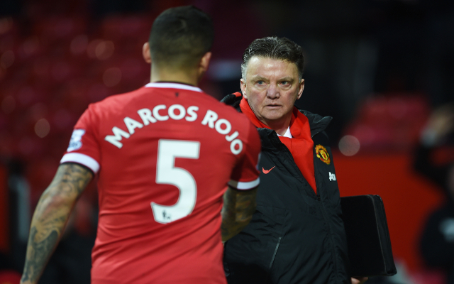 Marcos Rojo Louis van Gaal