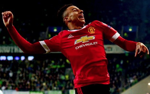 Jesse Lingard celebrates disallowed goal