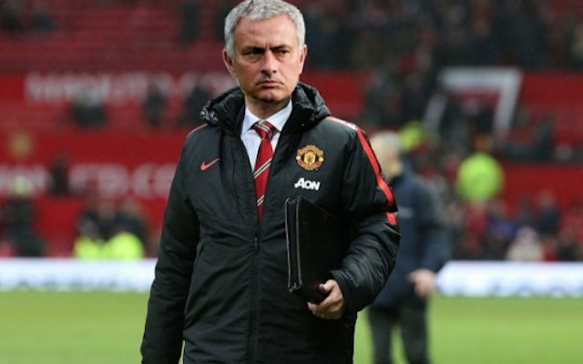 Jose Mourinho in Man United jacket (photoshopped)