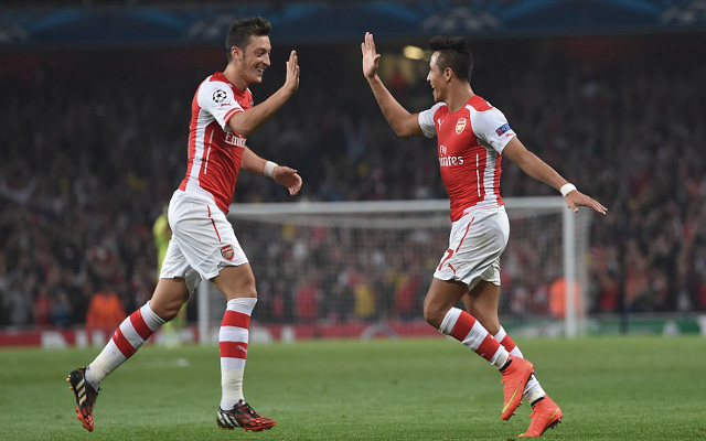 Mesut Ozil Alexis sanchez