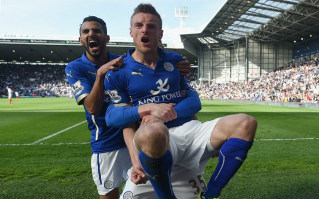 Riyad Marrez and Jamie Vardy