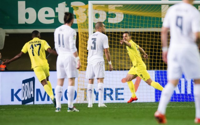 Roberto Soldado goal for Villarreal vs Real Madrid