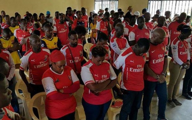 arsenal nigeria fans funeral