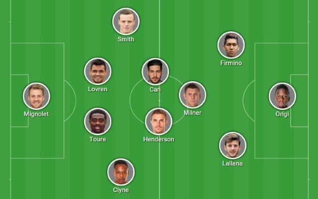 liverpool predicted XI Sion cover
