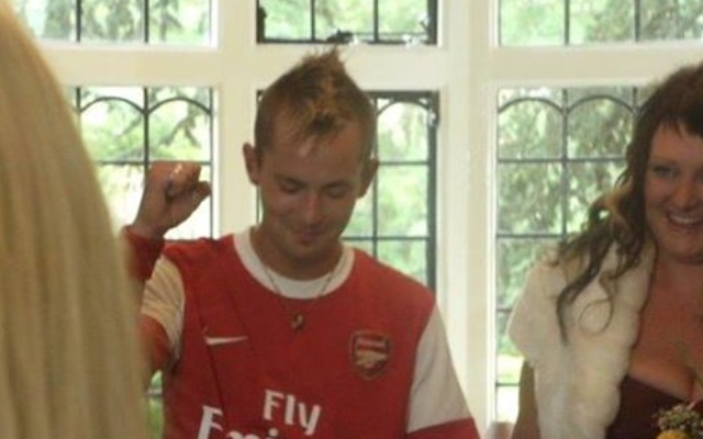 Arsenal full kit wedding wanker