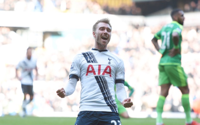 Christian Eriksen Tottenham v Sunderland