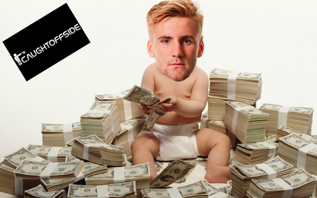 Luke Shaw baby cash