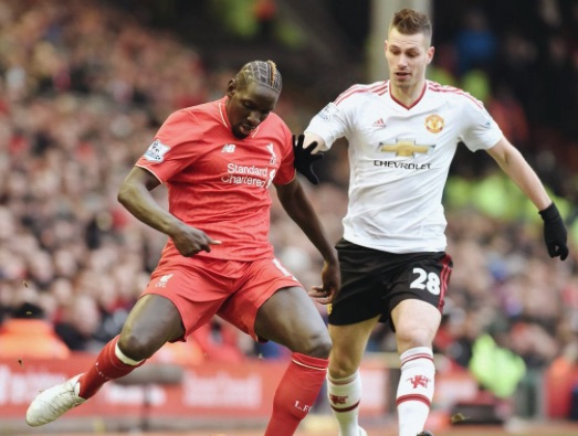 Mamadou Sakho Liverpool v Man United