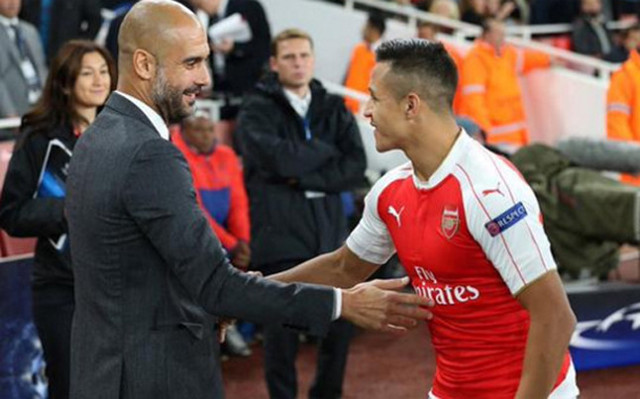 Pep Guardiola Alexis Sanchez