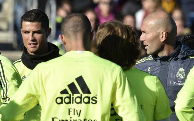 Zidane training