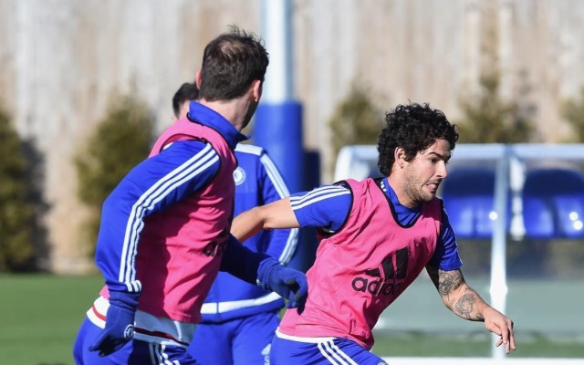 Alexandre Pato in Chelsea training