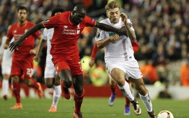 Mamadou Sakho Liverpol v Augsburg