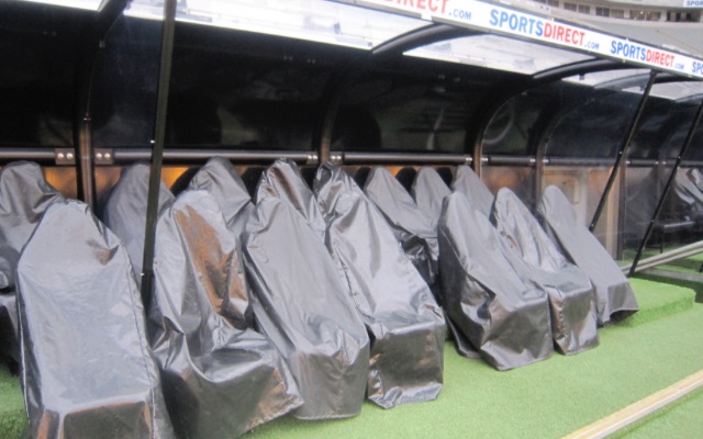 Newcastle United subs bench