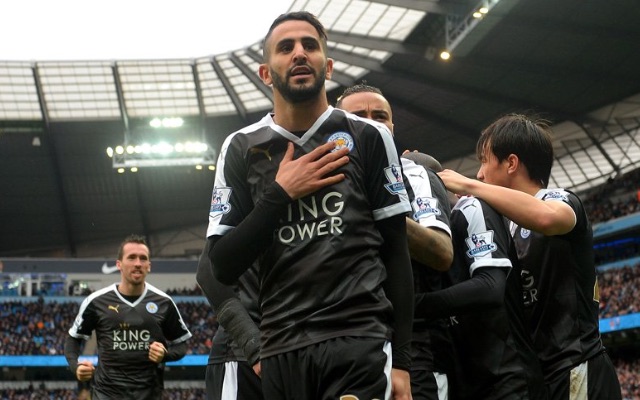 Riyad Mahrez Leicester v Man City