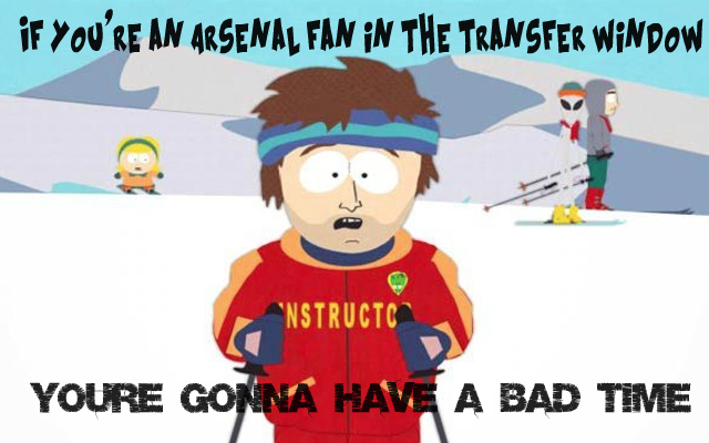 Arsenal transfer joke