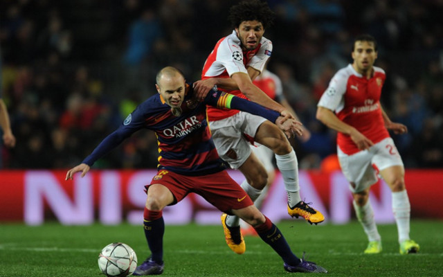 Mohamed Elneny Arsenal vs Barcelona