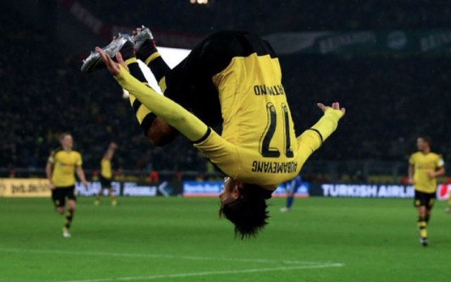 Pierre-Emerick Aubameyang Dortmund v Tottenham