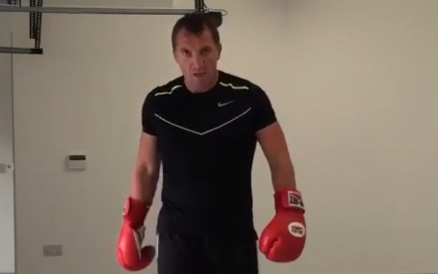 Brendan Rodgers boxing