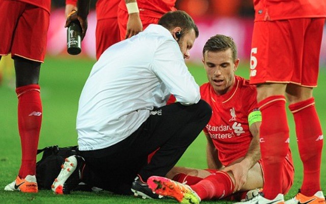 Henderson injury: Liverpool midfielder's season over Euro 2016 hopes rocks